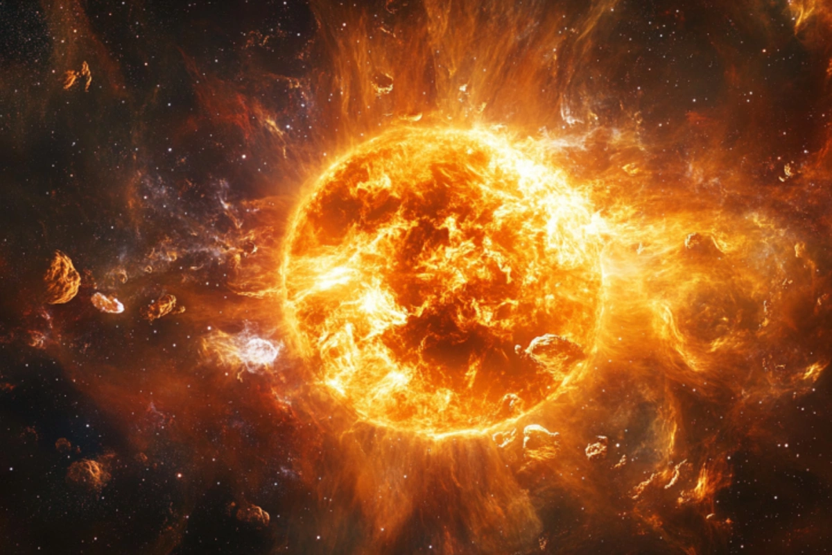 На Солнце произошла серия мощных вспышек