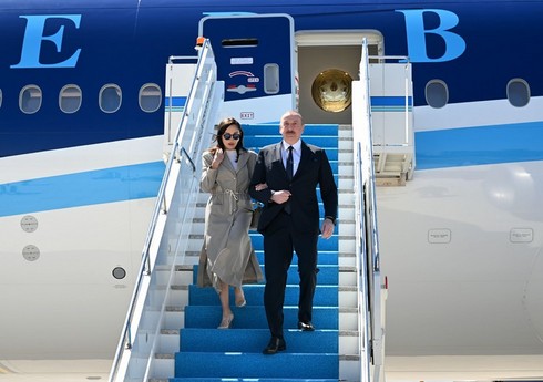 На странице президента Азербайджана в соцсети X размещена публикация, посвященная его рабочему визиту в Турцию