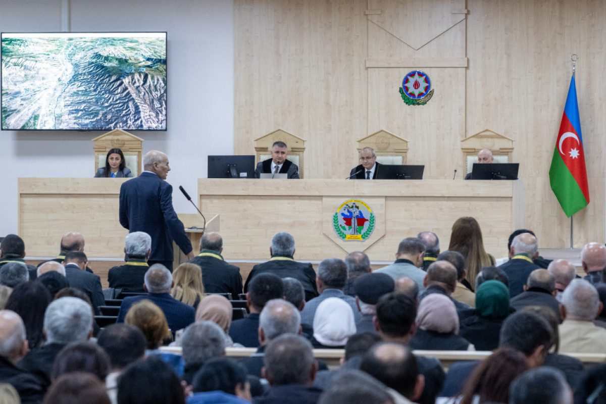На суде были продемонстрированы ужасающие видеокадры Ходжалинского геноцида, совершенного Арменией