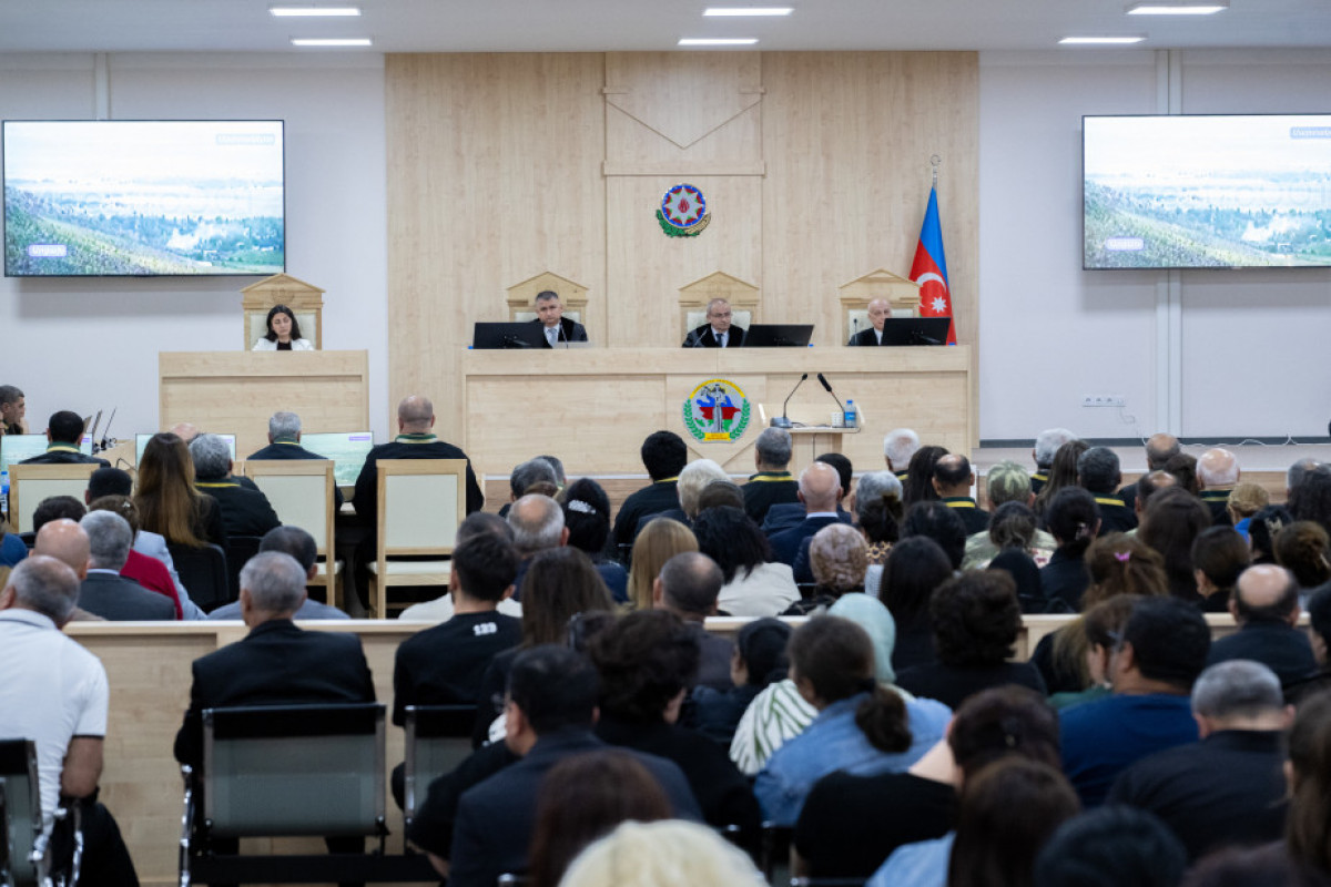 На суде продемонстрированы видеоматериалы, разоблачающие систематическую политику этнической чистки, проведенную Арменией