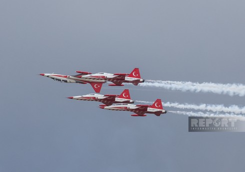 На Technofest-2025 состоялось показательное авиашоу Türk Yıldızları