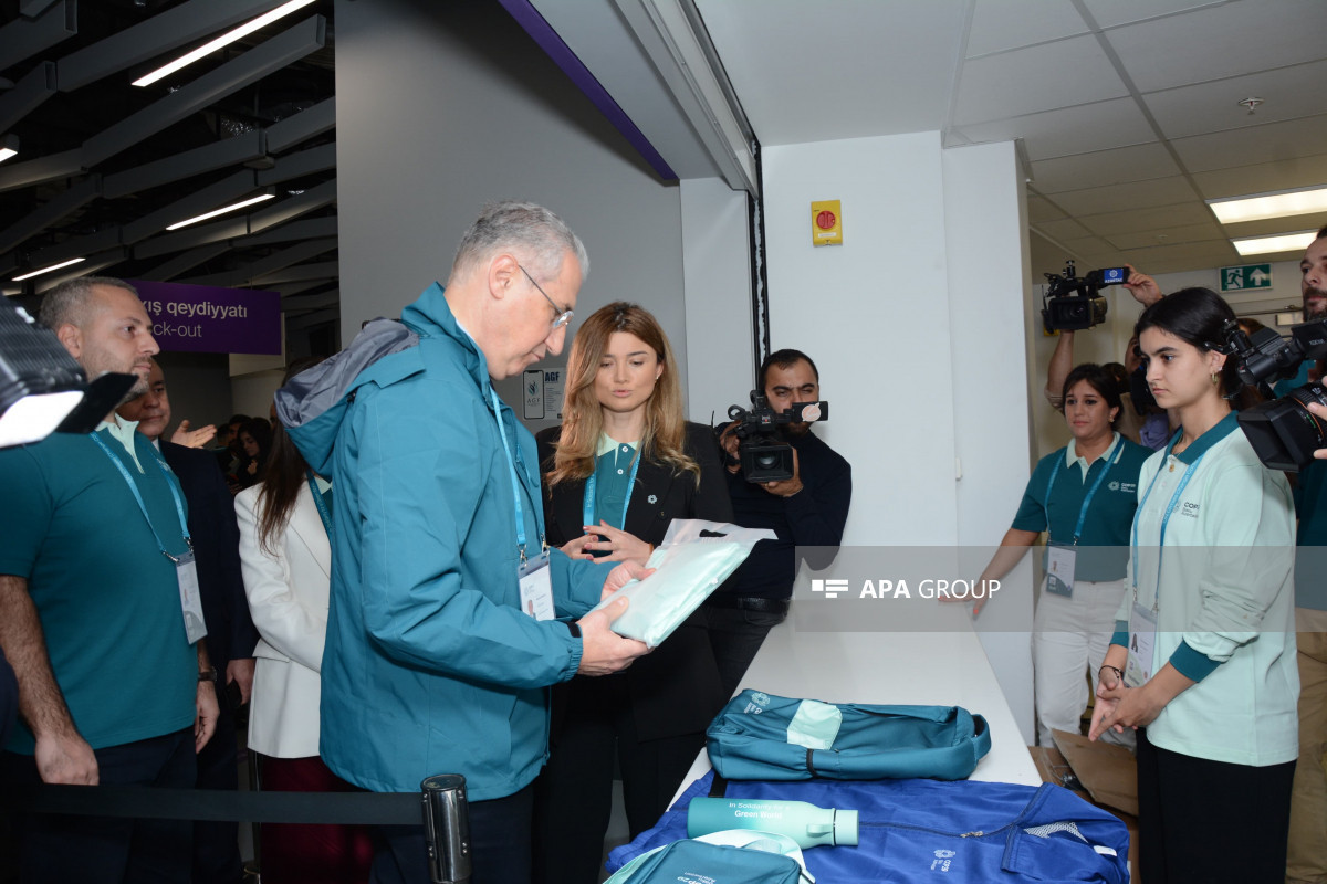 Начал функционировать Центр выдачи униформ и аккредитации COP29 -ФОТО