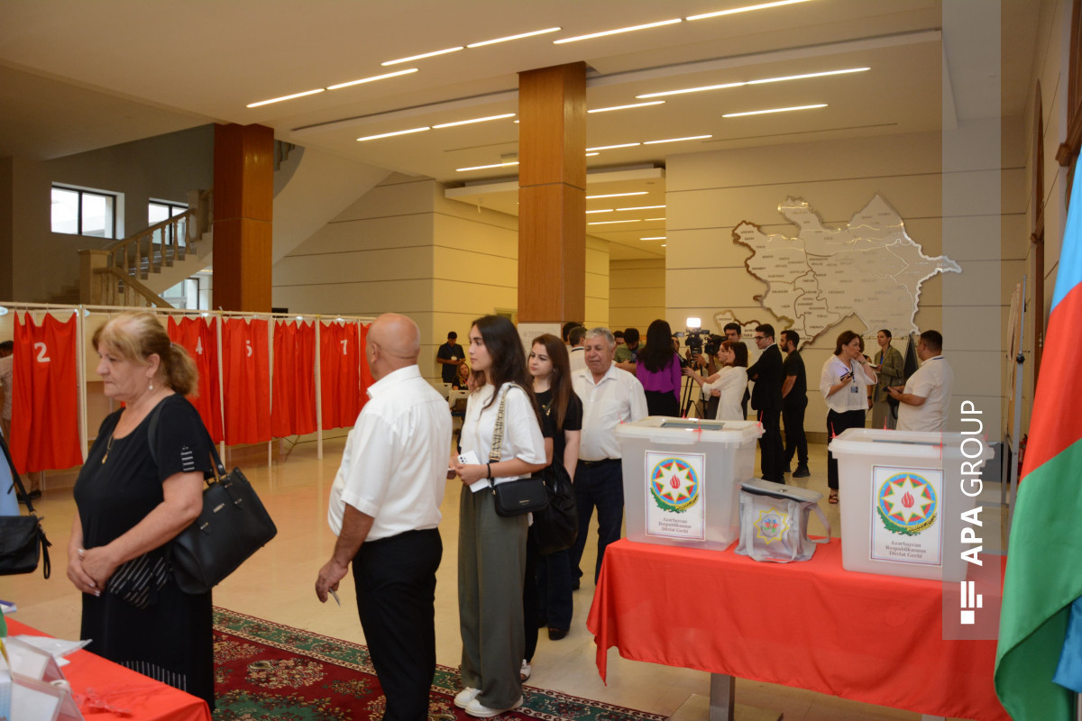 Назван округ с самой высокой явкой избирателей на выборах в Азербайджане