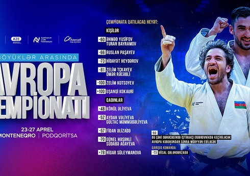 Обнародован состав сборной Азербайджана по дзюдо на чемпионате Европы