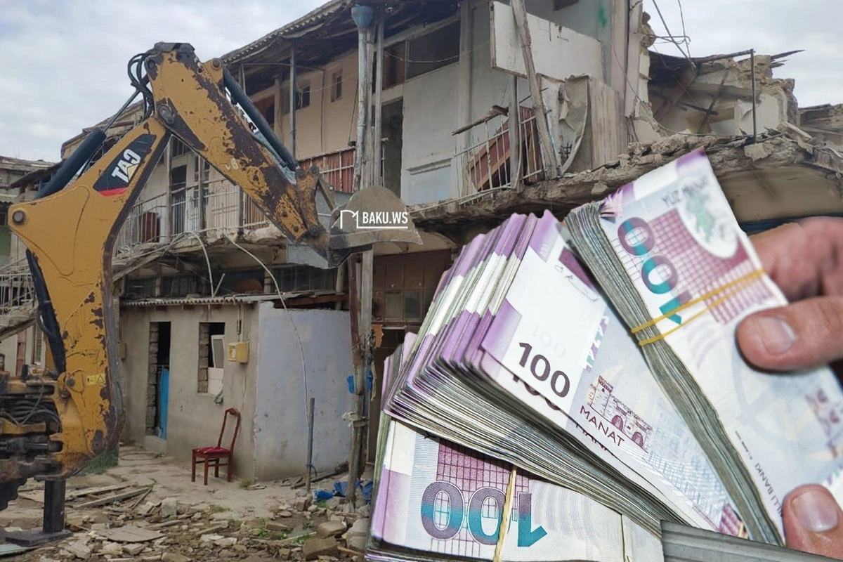 Официальное заявление в связи со сносом зданий в трех районах баку