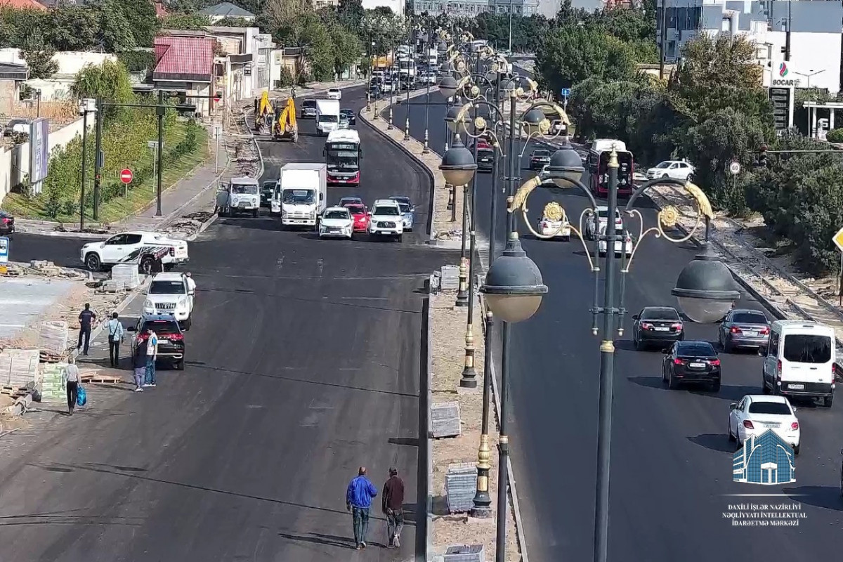 Ограничение на проспекте 8 Ноября в Баку полностью снято - ФОТО