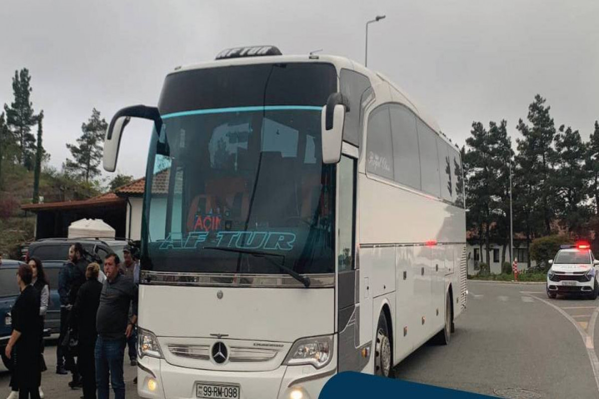 Первые пассажиры автобусного рейса Баку-Лачин прибыли в пункт назначения -ФОТО-ОБНОВЛЕНО