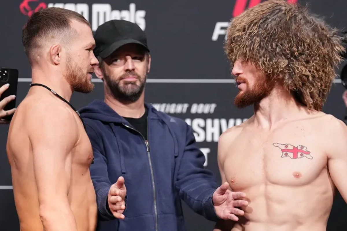 Петр Ян (Россия) и Мераб Двалишвили (Грузия) сразятся за титул UFC в легчайшем весе
