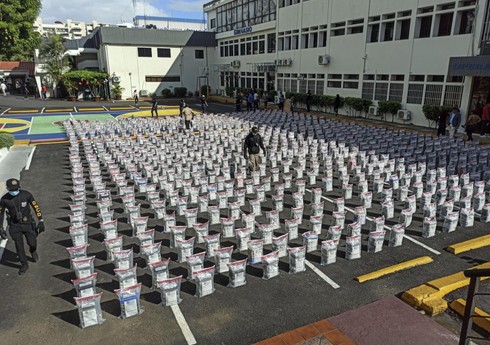 Полиция Доминиканы изъяла рекордные 9,5 тонн кокаина