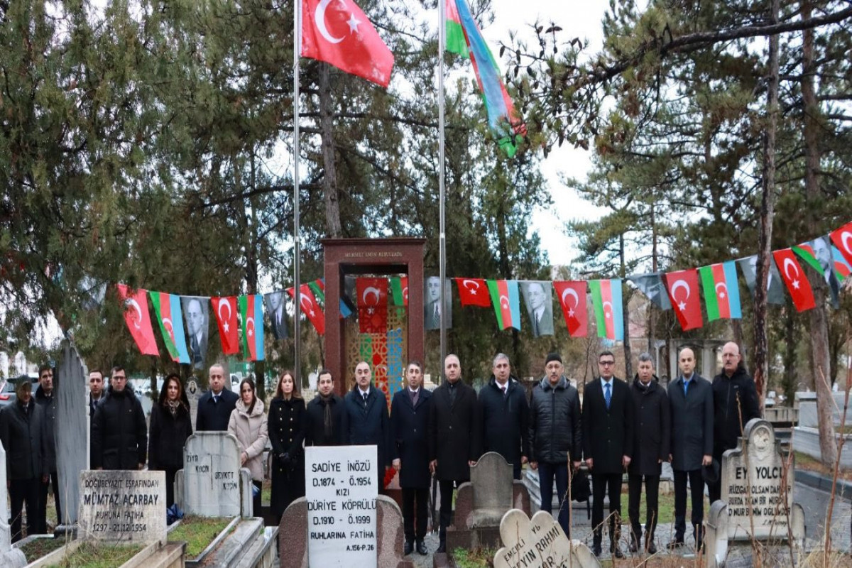 Посол Азербайджана в Турции посетил могилу Мамеда Эмина Расулзаде