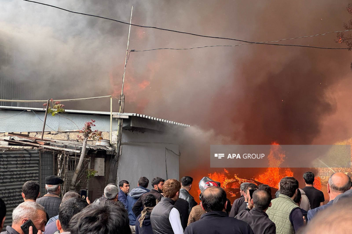 Пожар на объекте в Баку потушен – ФОТО – ВИДЕО-ОБНОВЛЕНО-1