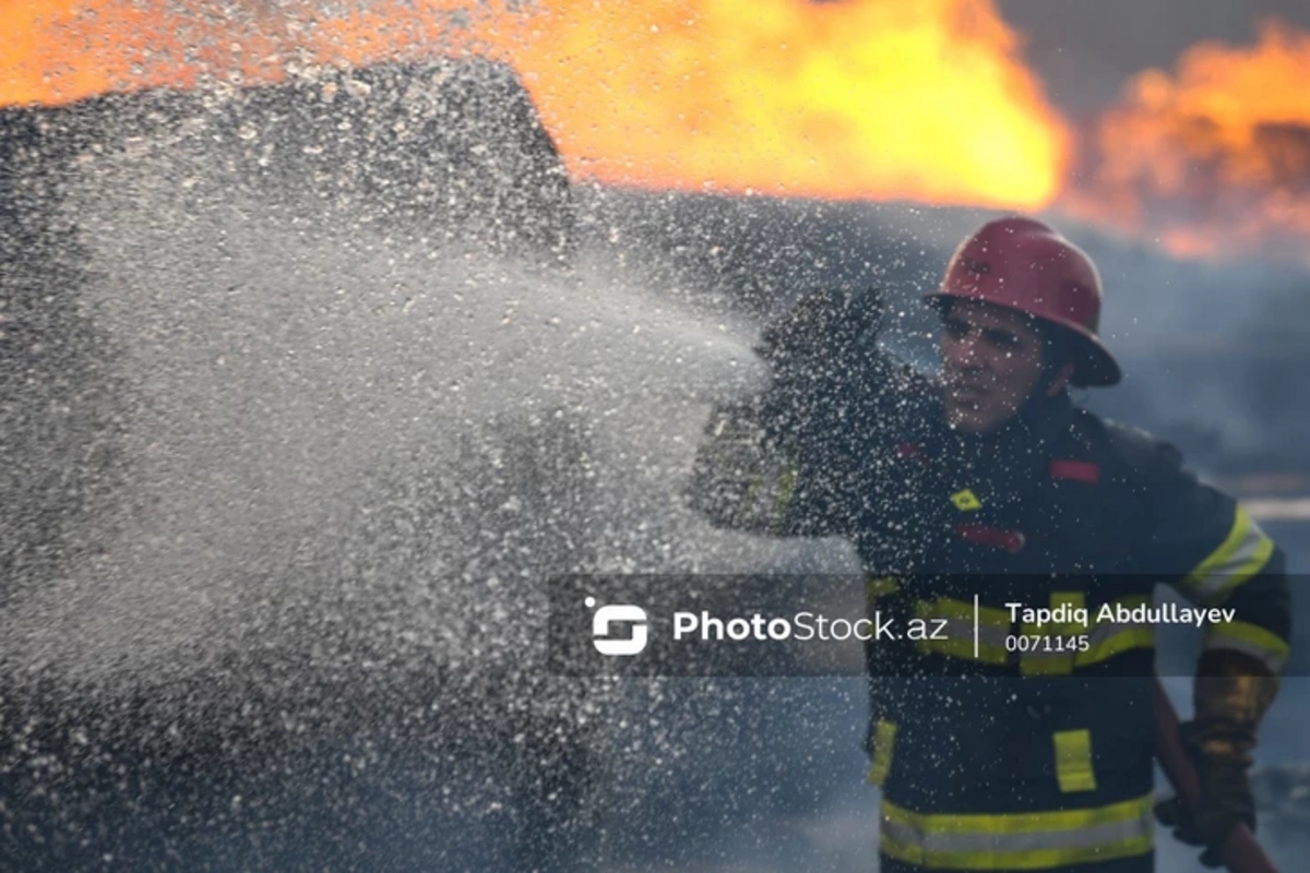 Пожар охватил четыре села в Хачмазском районе