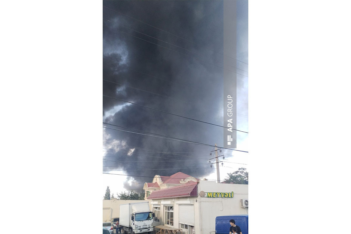 Пожар в цехе пиломатериалов и производству мебели в Баку локализован-ВИДЕО-ОБНОВЛЕНО-1