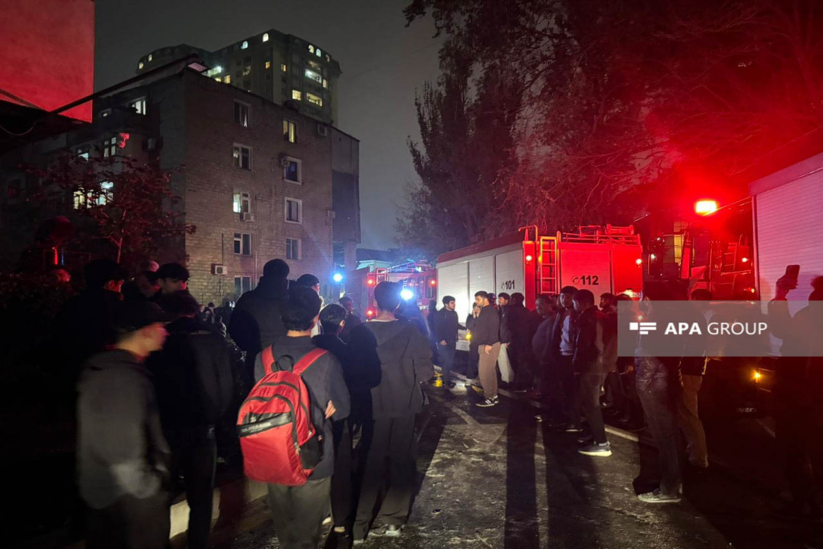Пожар в жилом доме в Баку потушен-ОБНОВЛЕНО-1-ФОТО