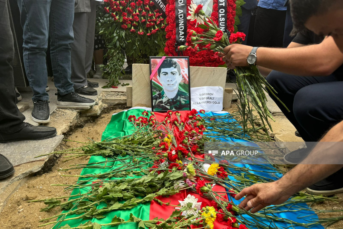 Преданы земле останки шехида I Карабахской войны Сафарали Сафарова -ФОТО