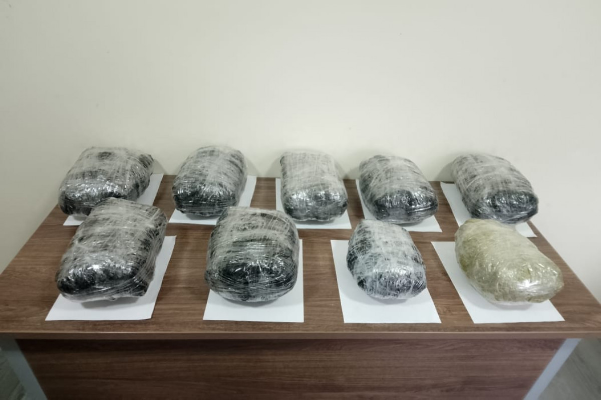 Предотвращена контрабанда 10 кг наркотиков из Ирана в Азербайджан-ФОТО