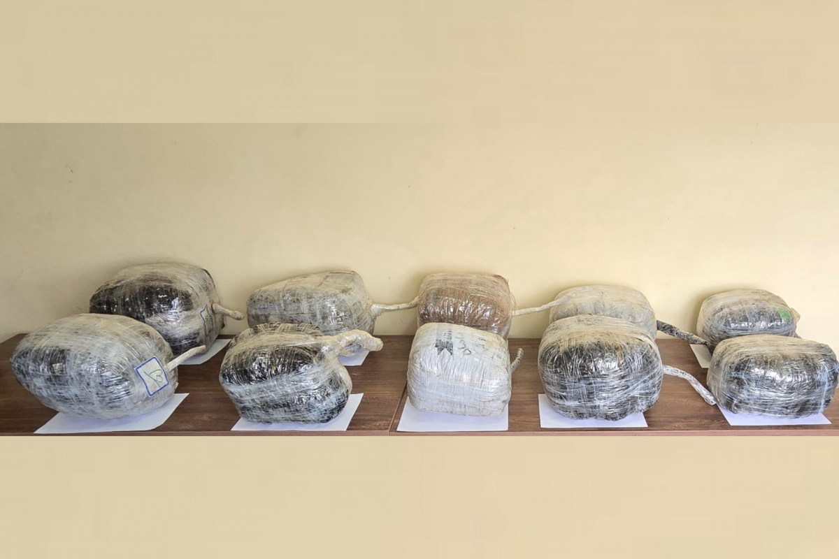 Предотвращена контрабанда 37 кг наркотиков из Ирана в Азербайджан-ФОТО