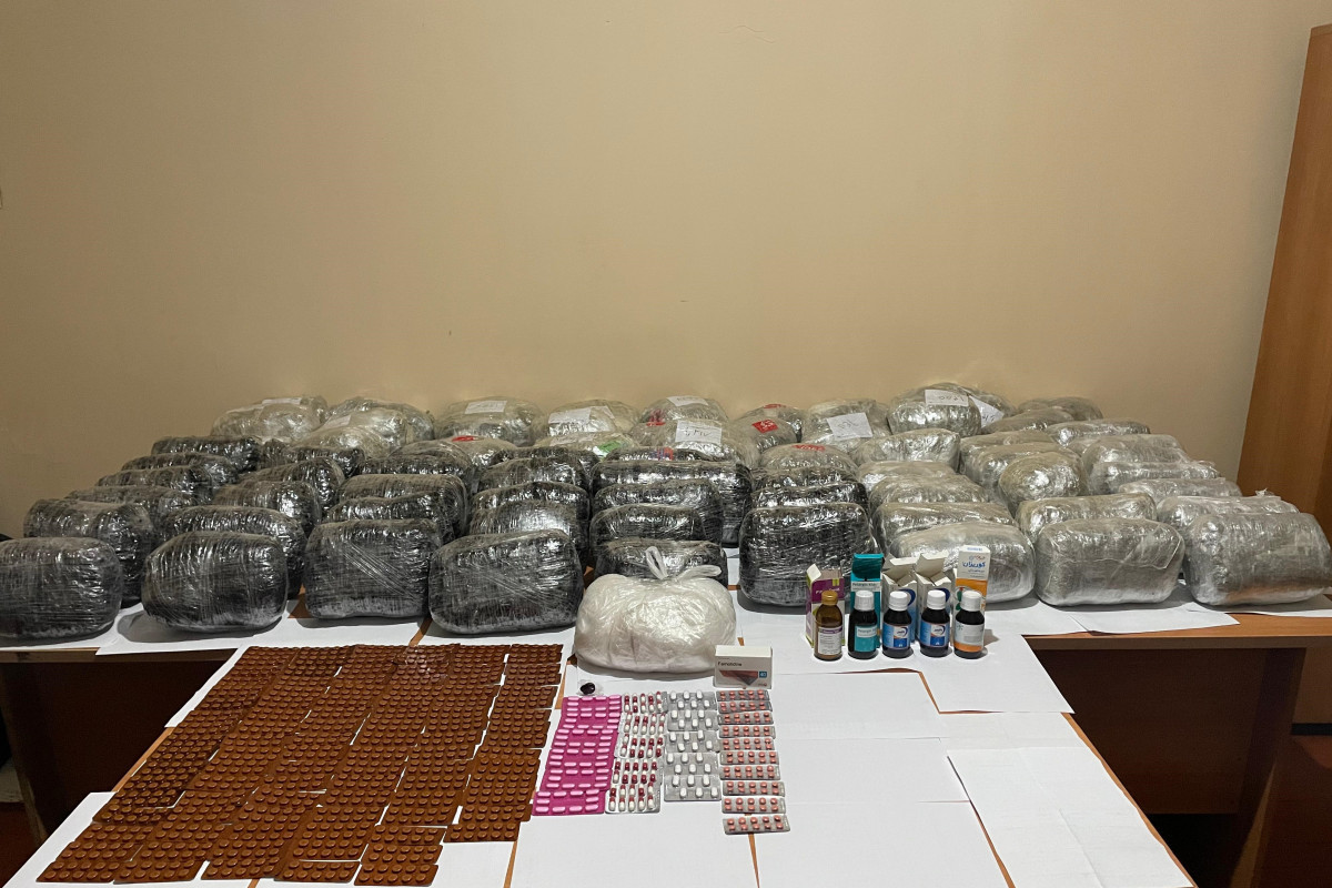 Предотвращена контрабанда 80 кг наркотиков из Ирана в Азербайджан-ФОТО