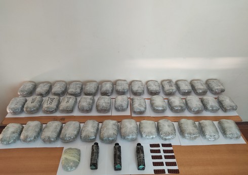 Пресечена попытка контрабанды 42 кг наркотиков из Ирана в Азербайджан