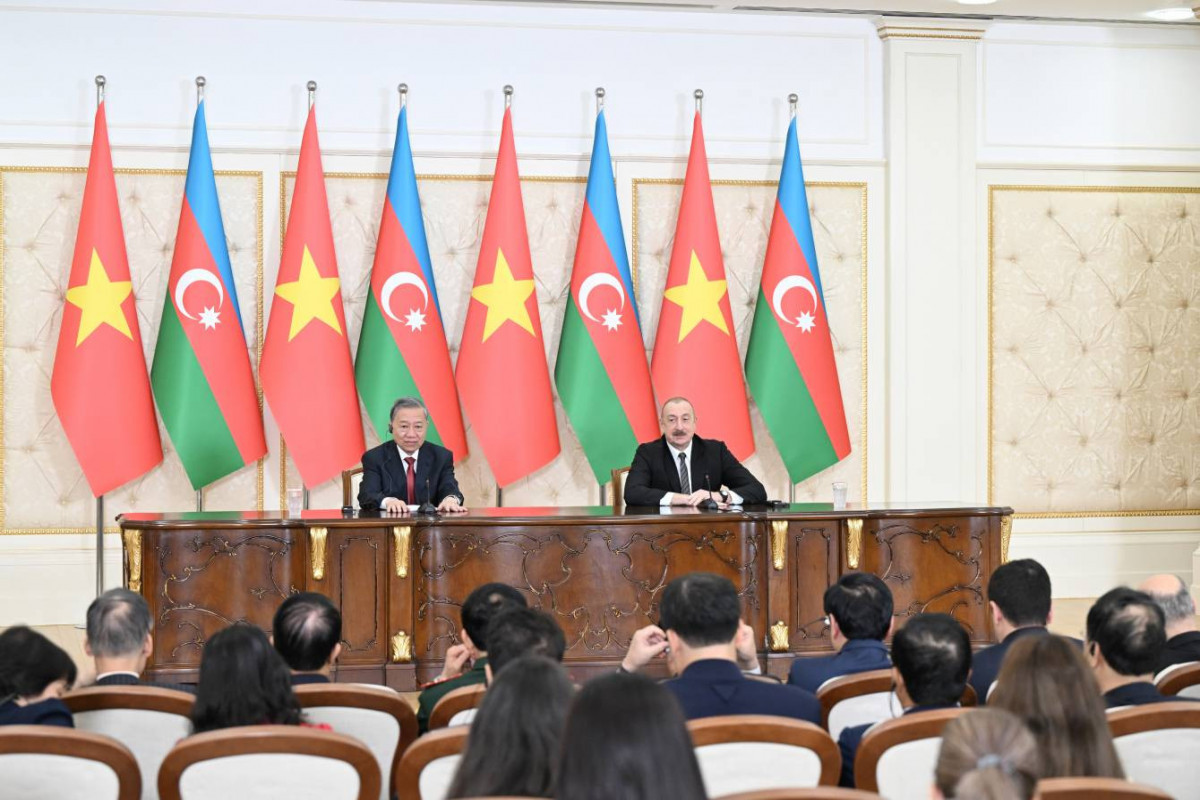 Президент Азербайджана и генсек ЦК Компартии Вьетнама выступили с заявлениями для прессы-ОБНОВЛЕНО-1-ФОТО