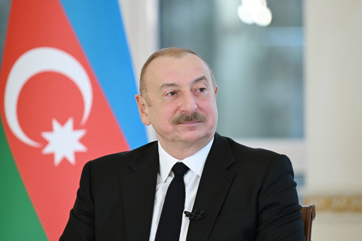 Президент Азербайджана Ильхам Алиев дал интервью китайскому агентству Синьхуа