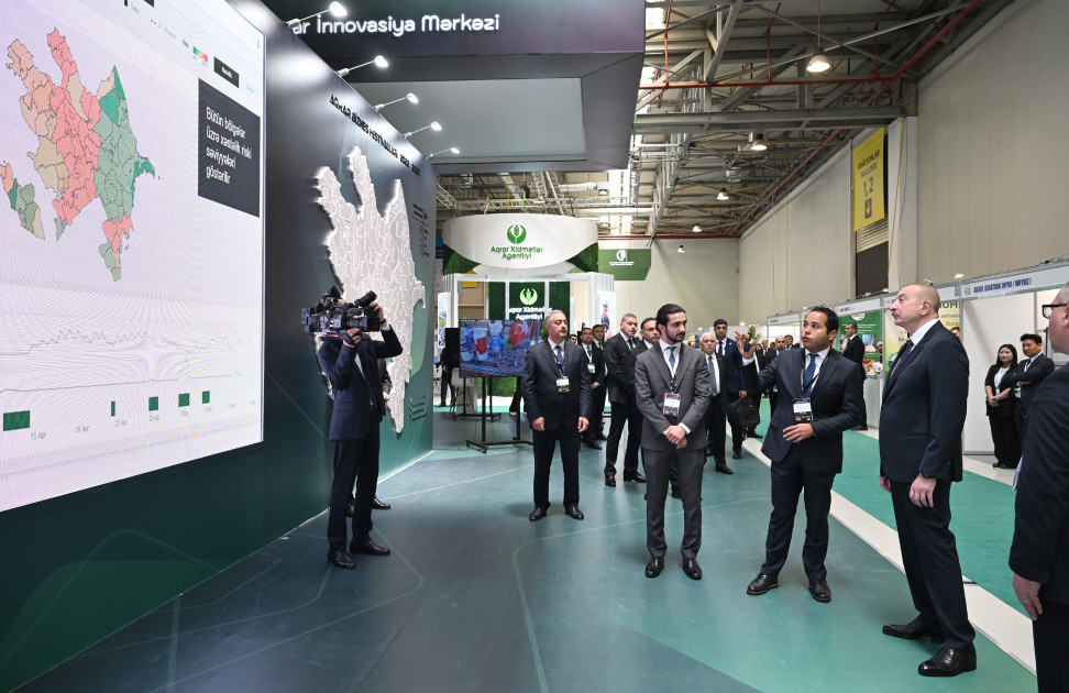 Президент Азербайджана ознакомился с выставками InterFood Azerbaijan и Caspian Agro -ОБНОВЛЕНО