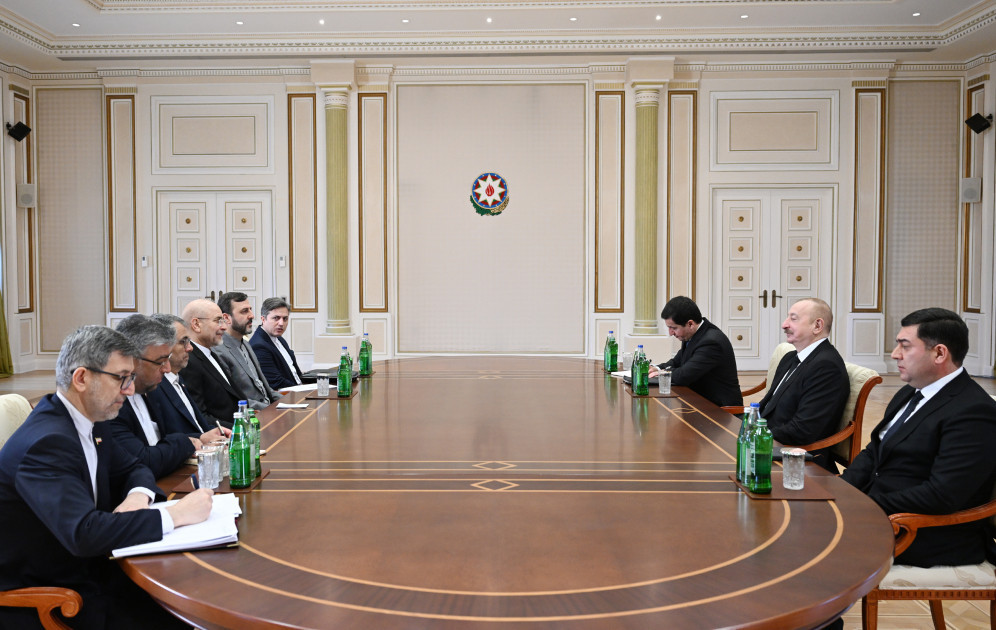 Президент Азербайджана принял спикера Исламского консультативного совета Ирана-ОБНОВЛЕНО