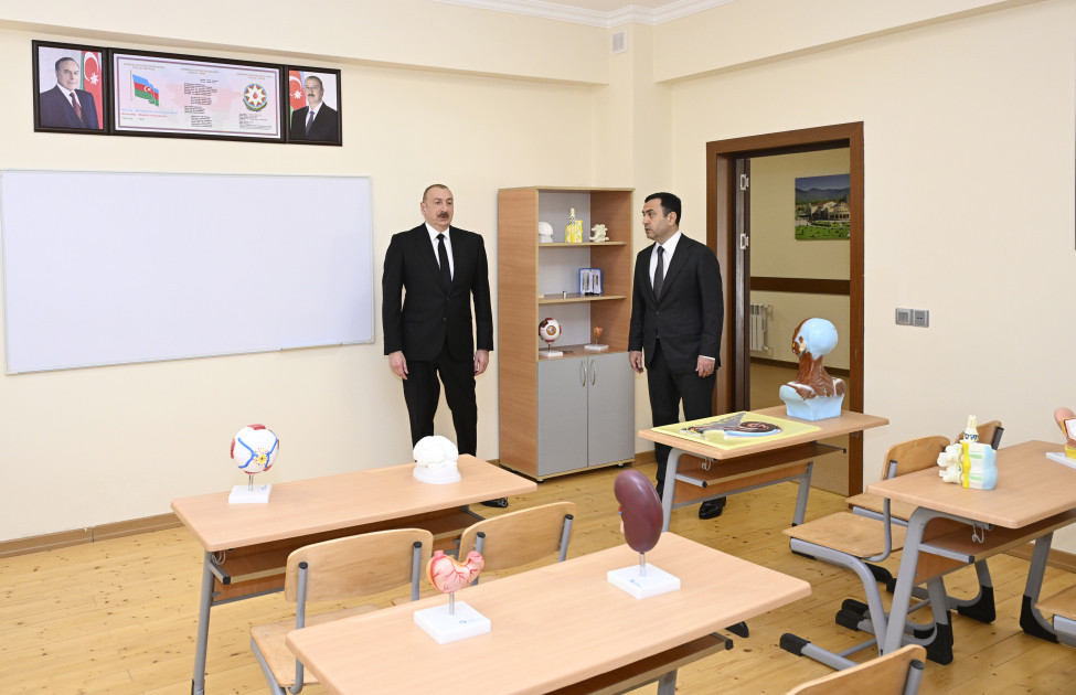 Президент Азербайджана принял участие в открытии здания лицея «Талыстан» в городе Исмаиллы -ФОТО-ОБНОВЛЕНО-1