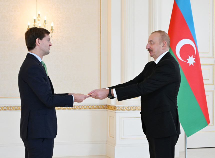 Президент Азербайджана принял верительные грамоты посла Бельгии -ОБНОВЛЕНО