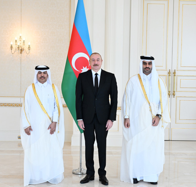 Президент Азербайджана принял верительные грамоты посла Катара