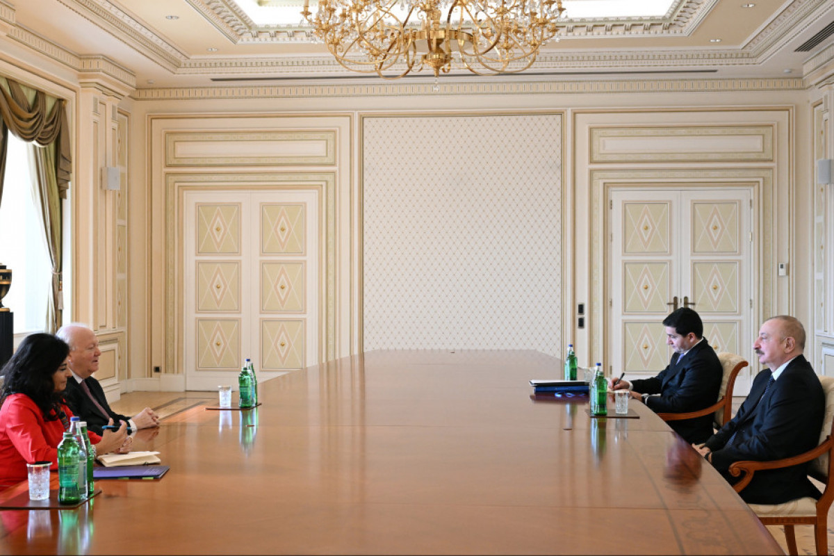 Президент Азербайджана принял заместителя генсека ООН - ОБНОВЛЕНО