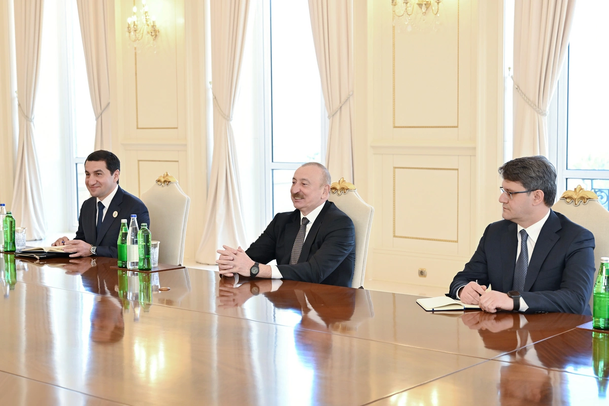 Президент Азербайджана принял заместителя премьер-министра Словакии