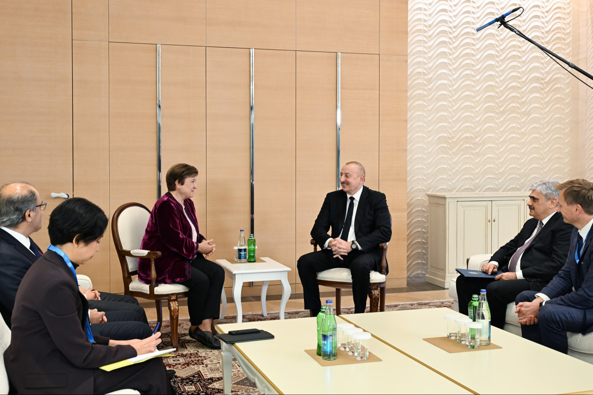 Президент Азербайджана встретился с директором-распорядителем Международного валютного фонда-ОБНОВЛЕНО