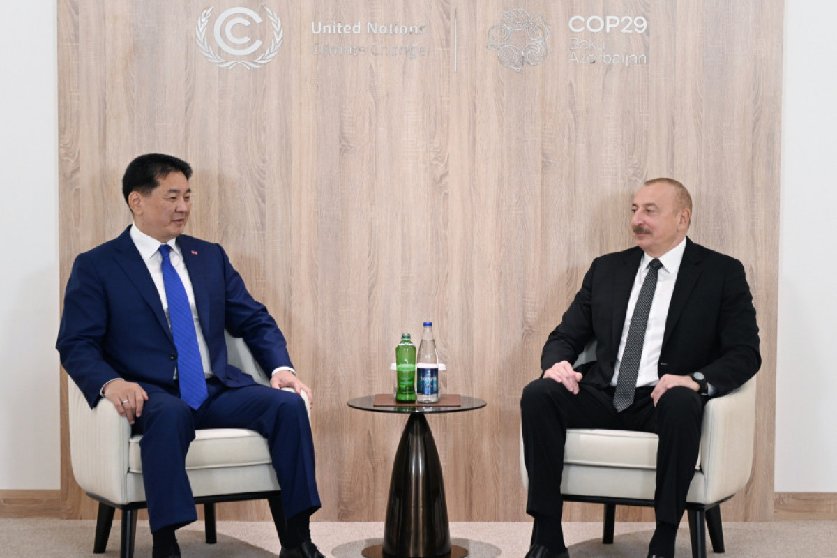 Президент Азербайджана встретился с Президентом Монголии-ОБНОВЛЕНО