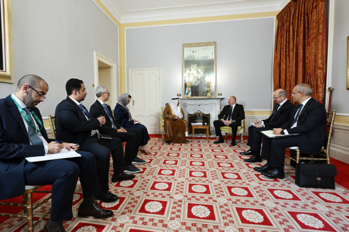 Президент Азербайджана встретился в Черноббио с министром инвестиций Саудовской Аравии