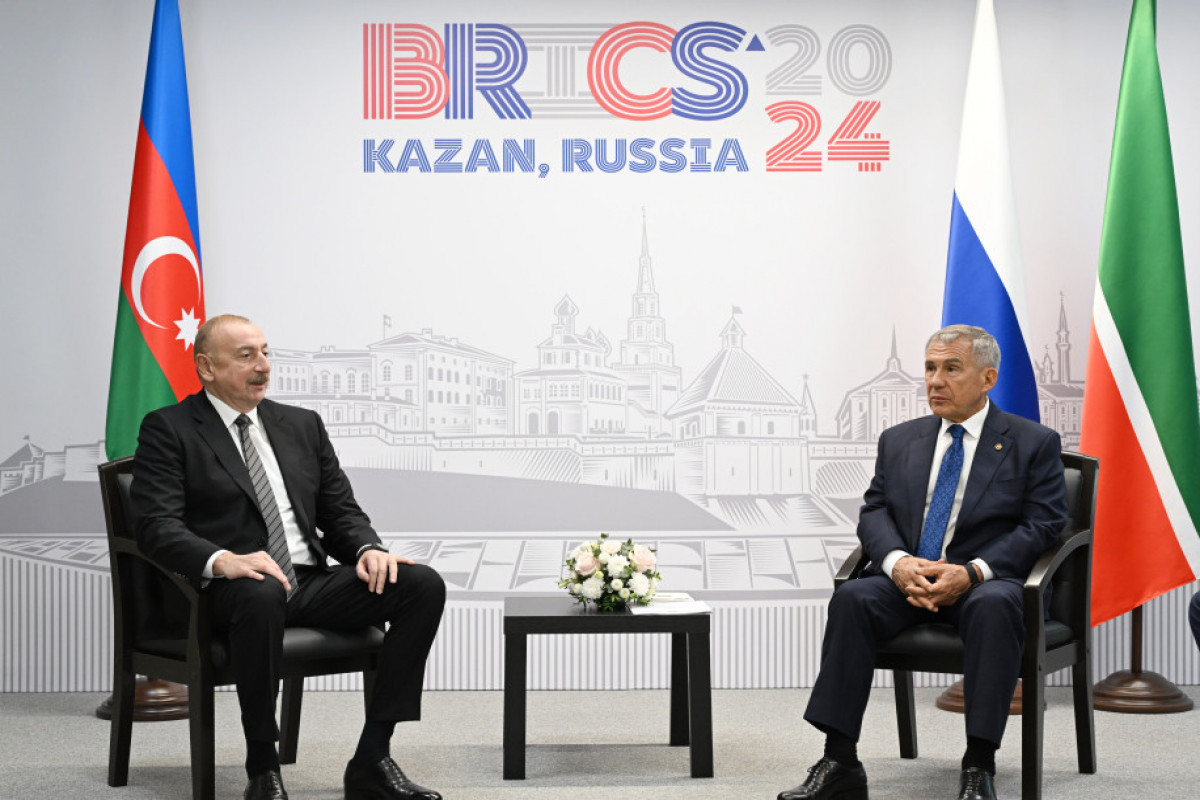 Президент Азербайджана встретился в Казани с главой Татарстана-ОБНОВЛЕНО