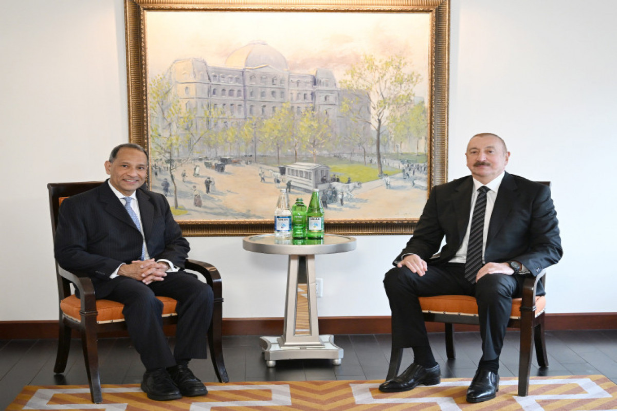 Президент Азербайджана встретился в Нью-Йорке с первым вице-президентом Торговой палаты США-ОБНОВЛЕНО