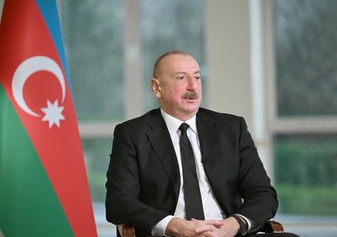 Президент Ильхам Алиев дал интервью гендиректору агентства "Россия сегодня" Дмитрию Киселеву