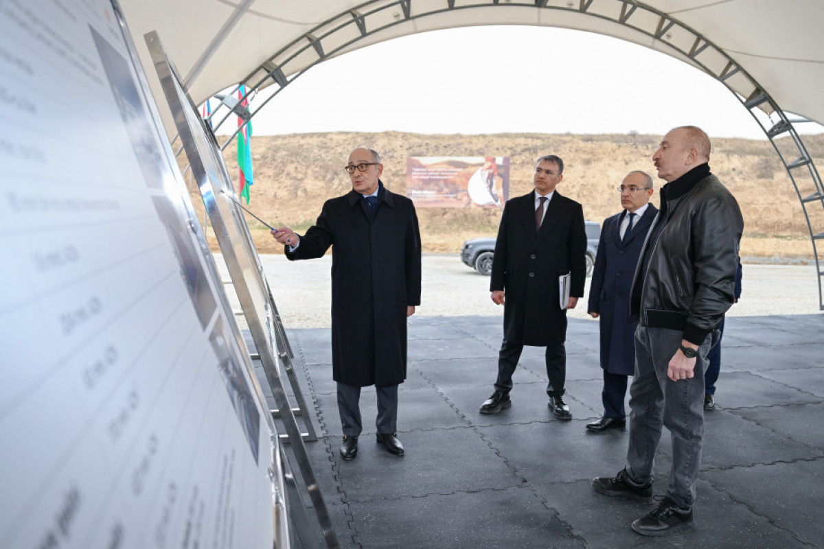 Президент Ильхам Алиев ознакомился с деятельностью горноперерабатывающего комплекса «Демирли» в селе Джанйатаг Агдеринского района-ОБНОВЛЕНО