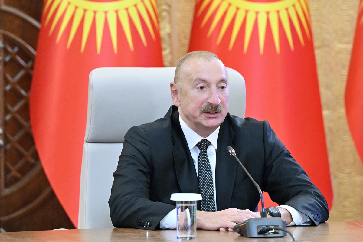 Президент Ильхам Алиев поблагодарил Кыргызстан за помощь в восстановлении Карабаха