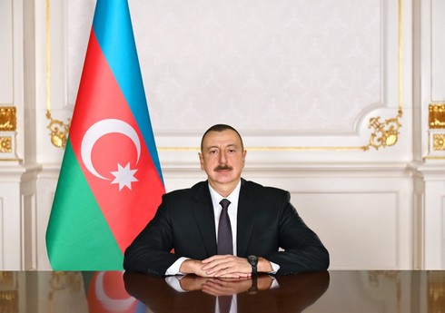 Президент Ильхам Алиев принял участие в открытии в Евлахе водоочистной установки