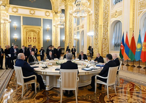 Президент Ильхам Алиев принял участие в заседании Совета глав государств СНГ