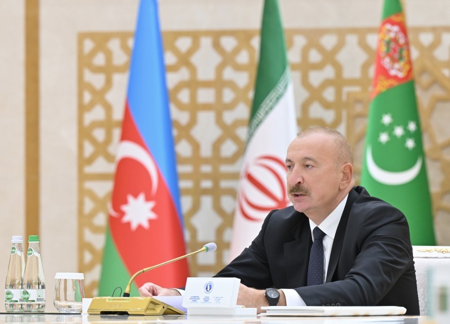 Президент Ильхам Алиев: Важно сохранять Каспий пространством мира, стабильности и конструктивного партнерства