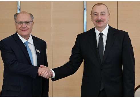 Президент Ильхам Алиев встретился с вице-президентом Бразилии