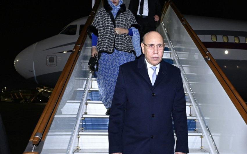 Президент Мавритании находится с визитом в Азербайджане