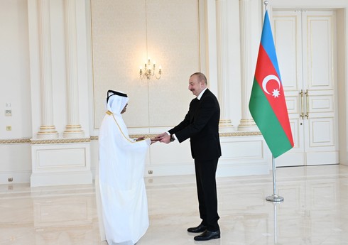 Президент принял верительные грамоты новоназначенного посла Катара в Азербайджане