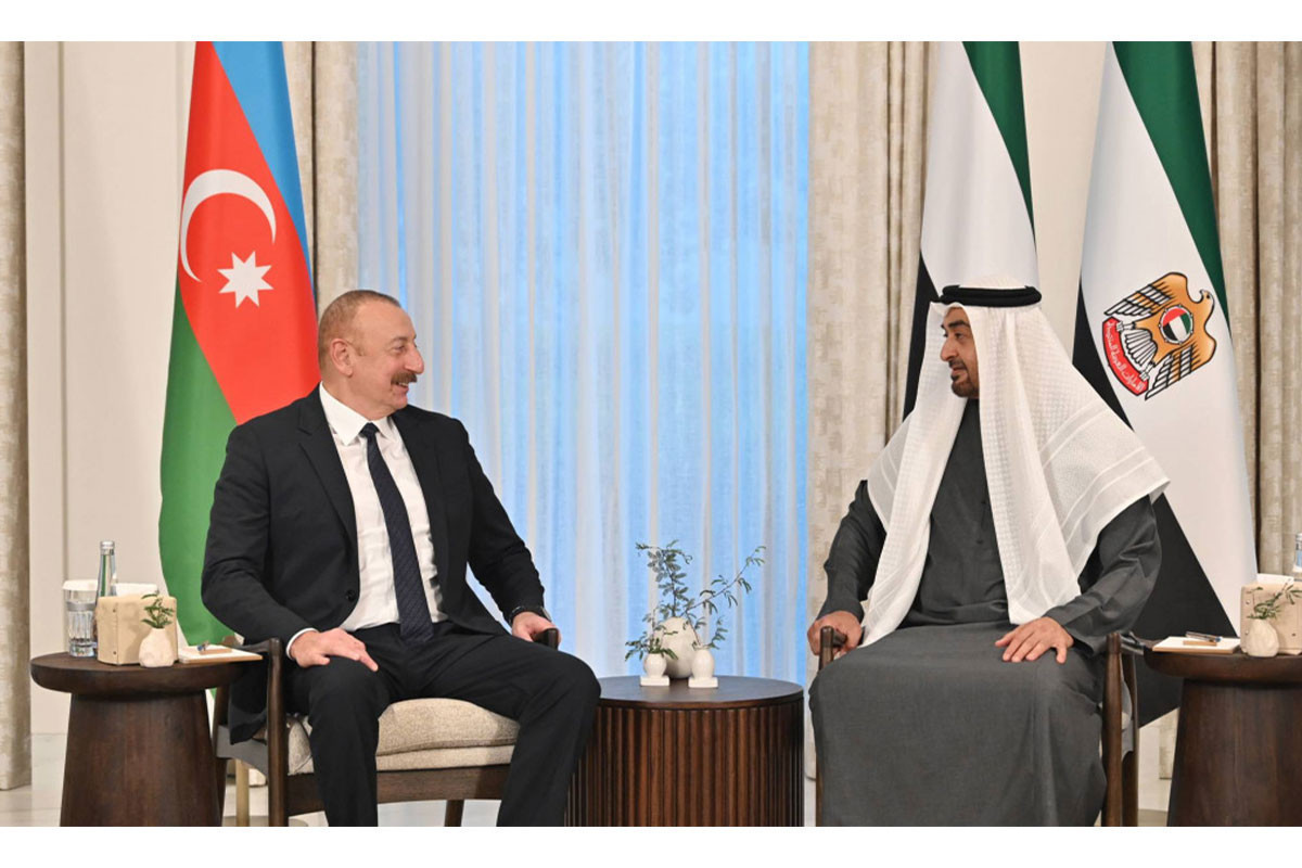 Президенты Азербайджана и ОАЭ встретились в Абу-Даби, подписано Соглашение о всеобъемлющем экономическом партнерстве