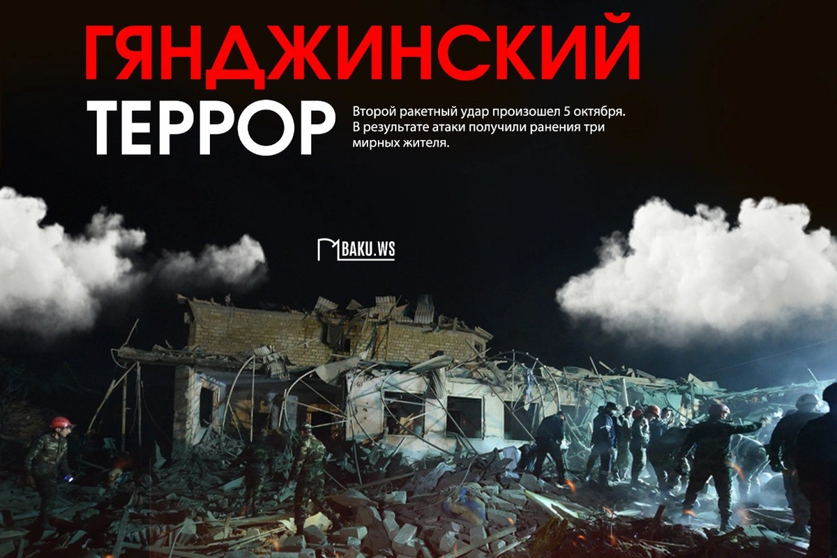 Пять лет назад Гянджа подверглась первой ракетной атаке вооруженных сил Армении