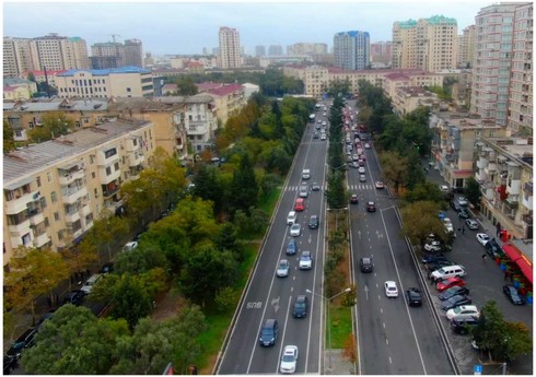 Ремонтные работы проведены на части улицы Ахмеда Раджабли в Баку