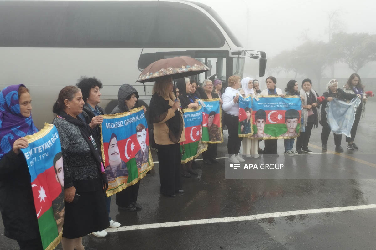 Родственники пропавших без вести в I Карабахской войне посетили освобожденные территории – ФОТО